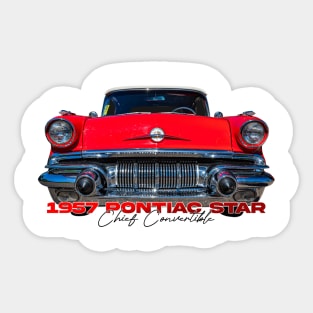 1957 Pontiac Star Chief Convertible Sticker